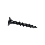 6 X 1-Inch Coarse Thread Drywall Screws | Phillips Bugle Head, Black Phosphate Coating