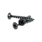 6 X 1-1/4 Inch Coarse Thread Drywall Screws | Phillips Bugle Head, Black Phosphate Coating