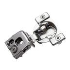 1 Inch Overlay Self-Closing Cabinet Hinge – 6-Way Adjustable Compact Face Frame Concealed Hinge