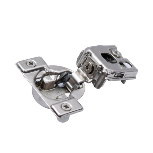 1 Inch Overlay Self-Closing Cabinet Hinge – 6-Way Adjustable Compact Face Frame Concealed Hinge