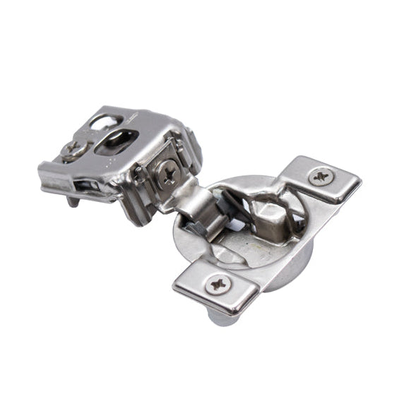 1 Inch Overlay Self-Closing Cabinet Hinge – 6-Way Adjustable Compact Face Frame Concealed Hinge