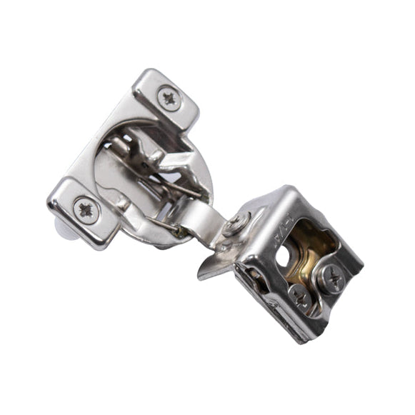 1-1/4 Inch Overlay Self-Closing Cabinet Hinge – 6-Way Adjustable Compact Face Frame Concealed Hinge