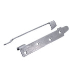 Heavy-Duty Steel Bed Rail Brackets (Set of 4) – Non-Mortise Hook Plates for Wooden Bed Frames