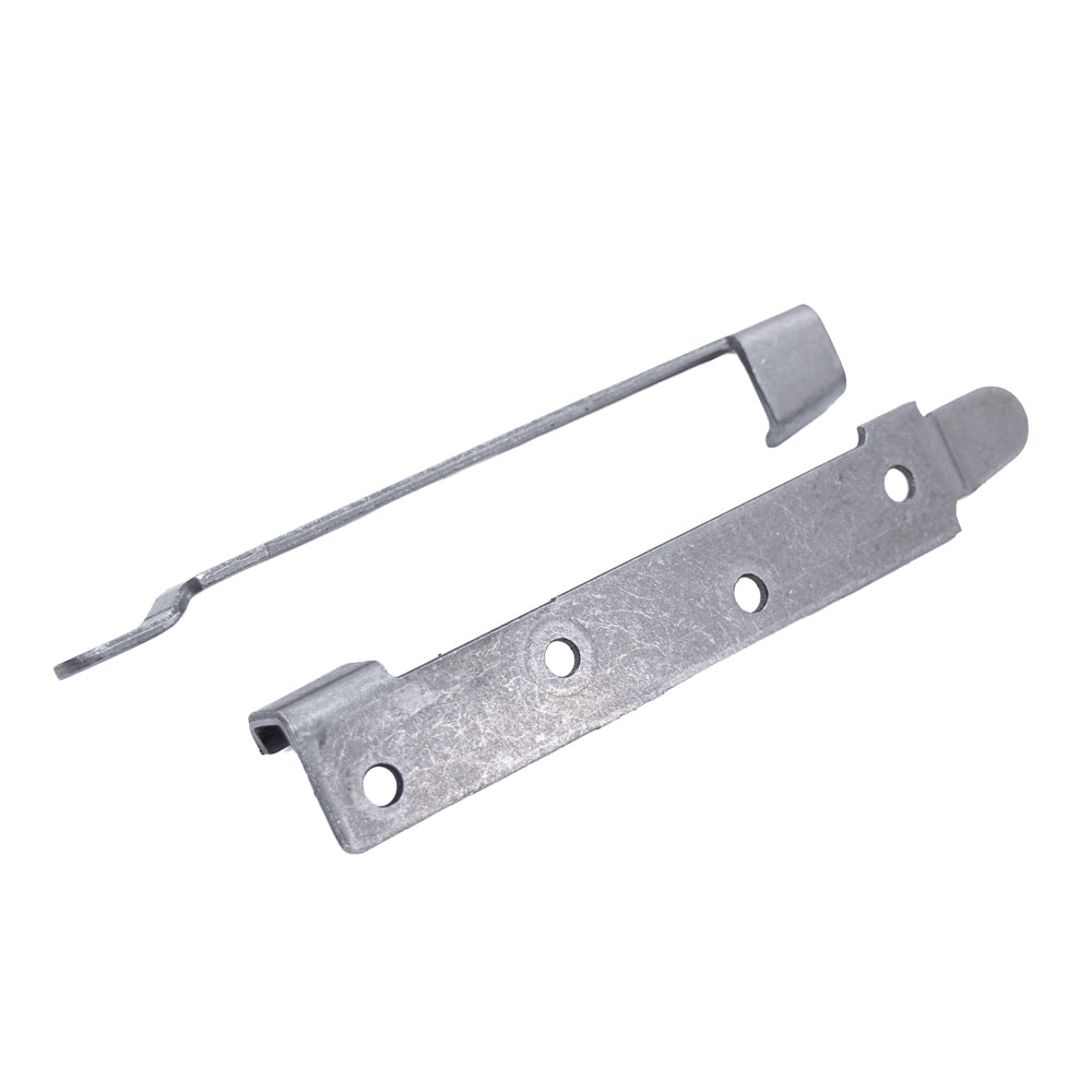 Heavy-Duty Steel Bed Rail Brackets (Set of 4) – Non-Mortise Hook Plates for Wooden Bed Frames