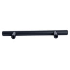 6" Matte Black Solid Stainless Steel T-Bar Cabinet and Drawer Pulls 3-3/4" Center to Center