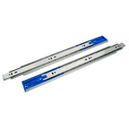 16" Push to Open Full Extension Side Mount Ball Bearing Drawer Slide 100 lbs