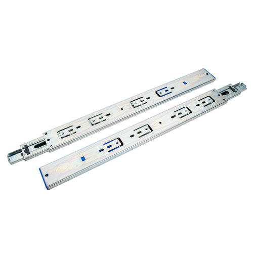 16" Push to Open Full Extension Side Mount Ball Bearing Drawer Slide 100 lbs