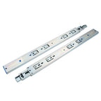 18" Push to Open Full Extension Side Mount Ball Bearing Drawer Slide 100 lbs