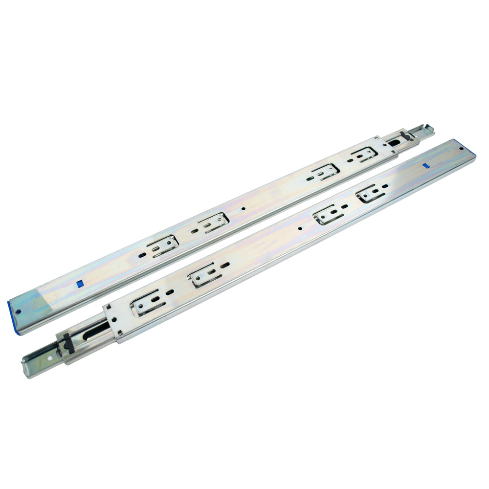 20" Push to Open Full Extension Side Mount Ball Bearing Drawer Slide 100 lbs