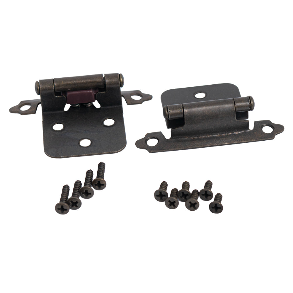 Self-Close Face Mount Cabinet Door Hinge Variable Overlay