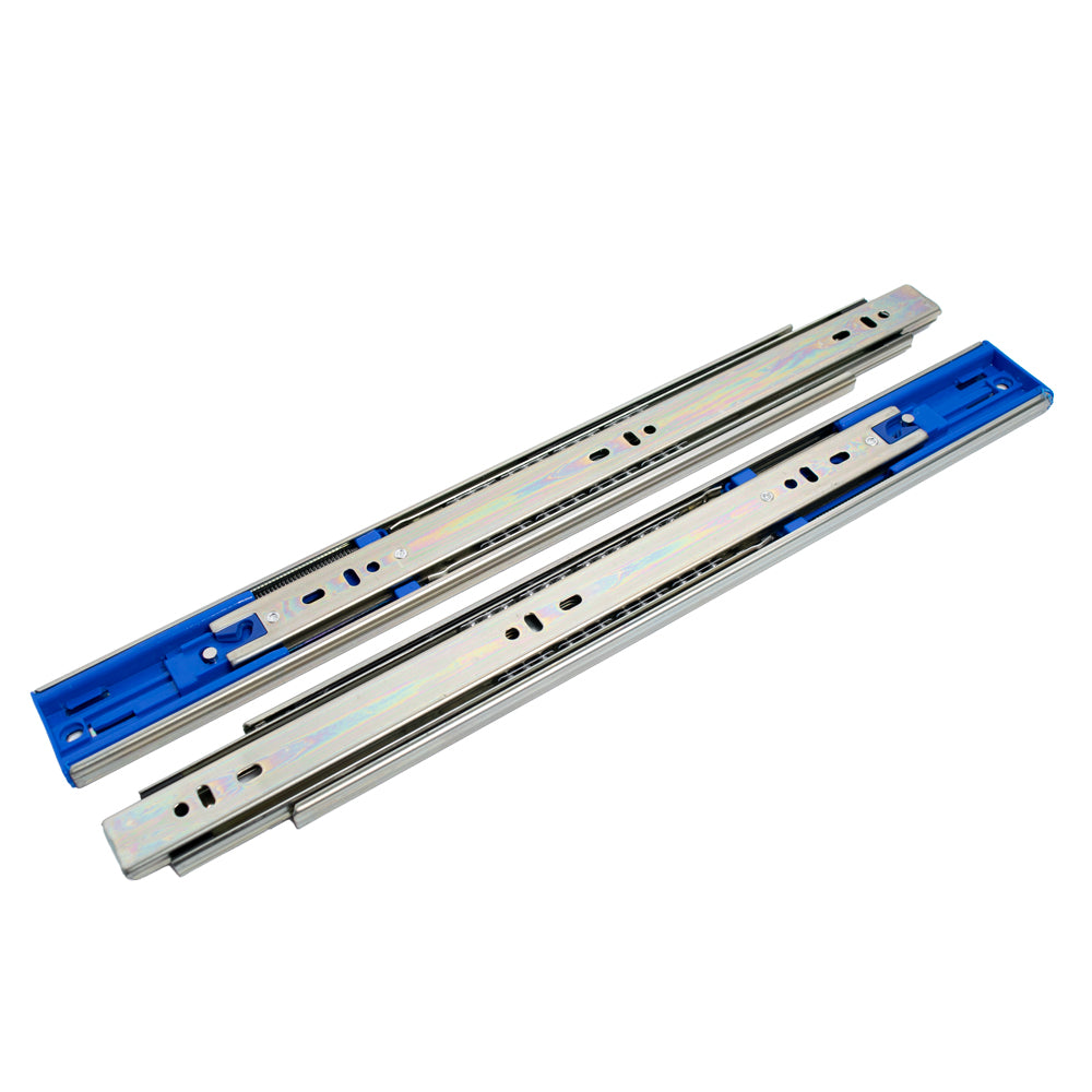 14" Soft Close Full Extension Side Mount Ball Bearing Drawer Slide 88 lbs