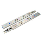 14" Soft Close Full Extension Side Mount Ball Bearing Drawer Slide 88 lbs
