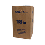 18" 80 Gauge/20.3 Micron Clear Hand Stretch Film 1500 Feet (4 Rolls)