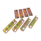 Non-Mortise Bed Rail Bracket Connector