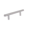 6" Satin Nickel Solid Stainless Steel T-Bar Cabinet and Drawer Pulls 3-3/4" Center to Center