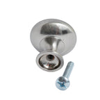 Traditional Solid Round Cabinet Knob 1-3/16" Diameter